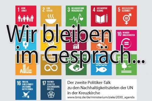 Flyer zu SDGs. Flyer: © Veranstalter