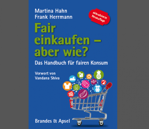 Cover des Buchs "Fair einkaufen - aber wie?". Bild: © F. Herrmann