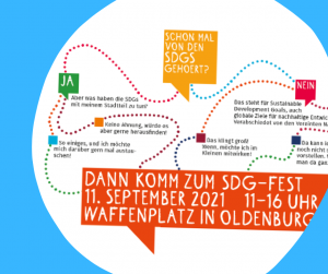 Titelseite Flyer SDG-Fest