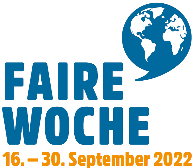 Schriftzug Faire Woche, 16.-30. September 2022